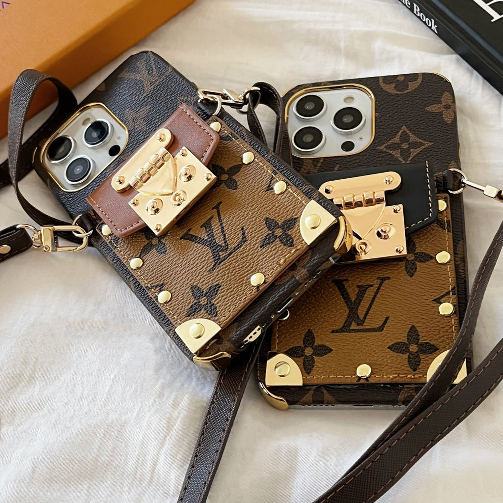 LV Monogram Crossbody Phone Case For I Pro Max for 12-pro
