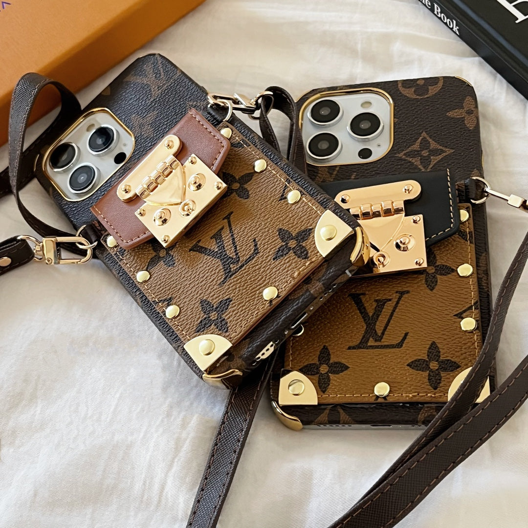 LV Monogram Crossbody Phone Case For I Pro Max for 12-pro