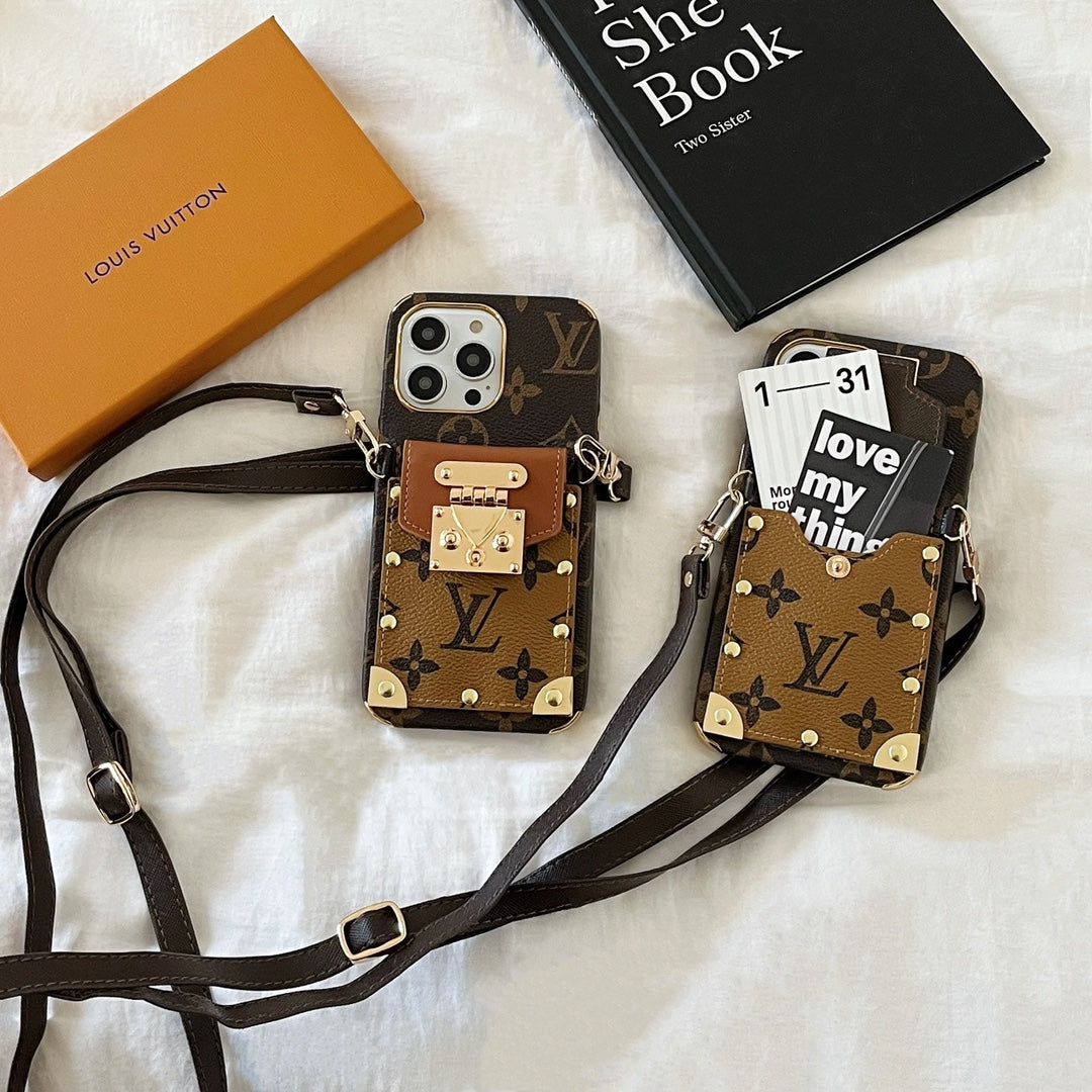LV Monogram Crossbody Phone Case For I Pro Max for 11