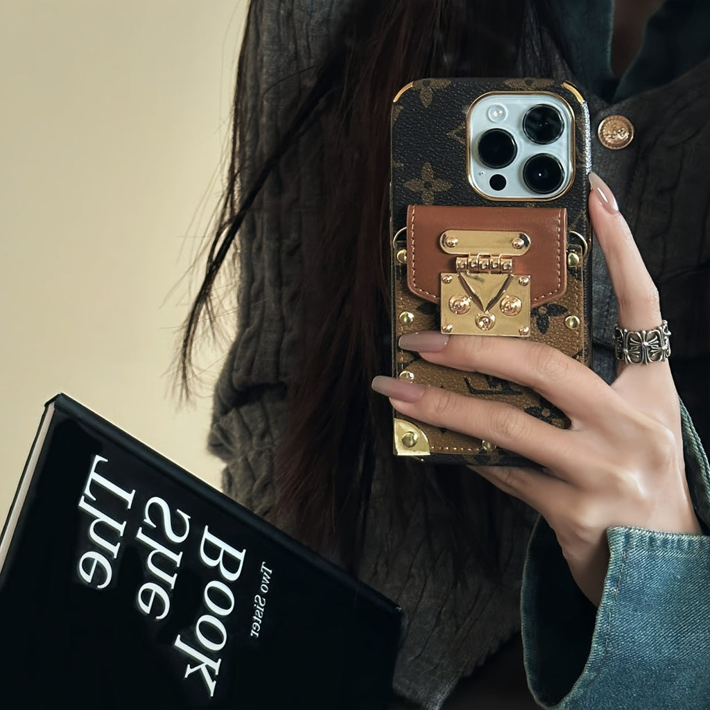 LV Monogram Crossbody Phone Case For I Pro Max for 12