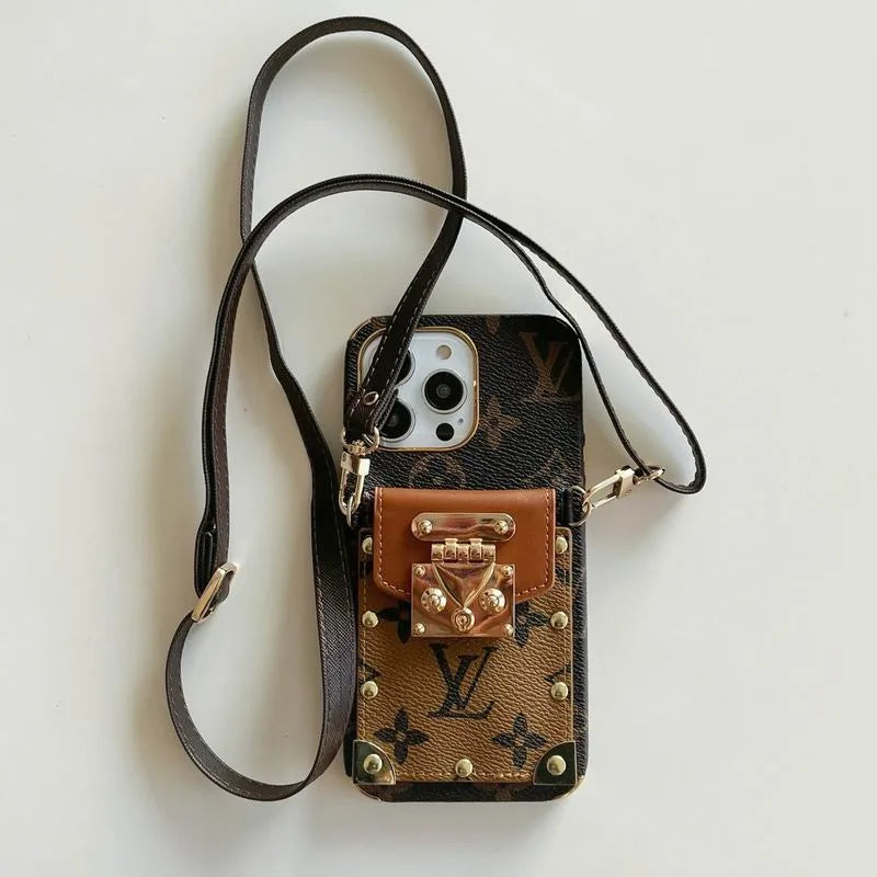 LV Monogram Crossbody Phone Case For I Pro Max for 11