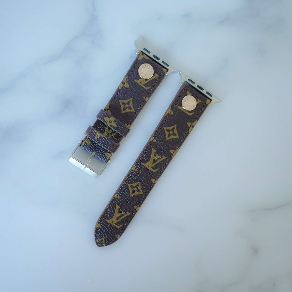 LV Watch Band Apple Series Brown Monogram for 38mm-40mm-41mm