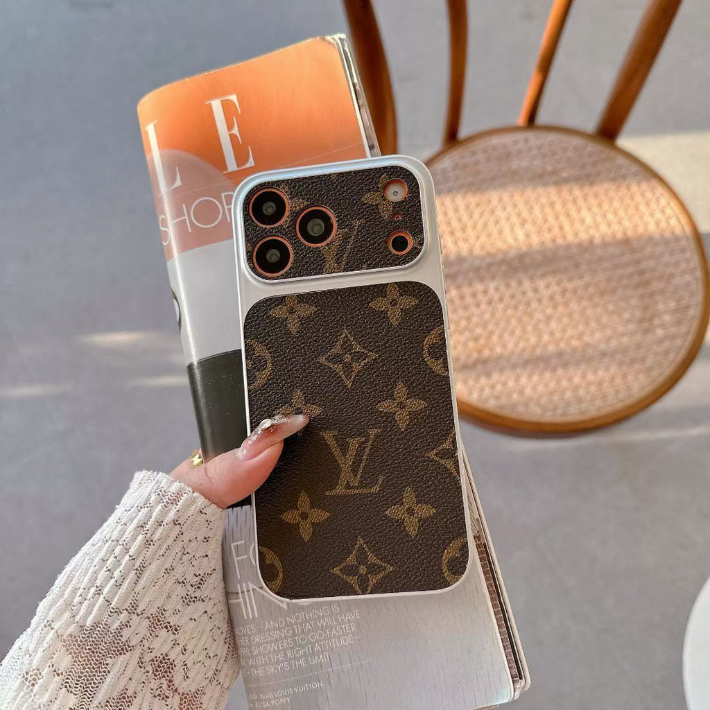 Multicolor Monogram LV-Style Phone Case For iPhone 13-17 / Pro / Pro Max / Plus / Air