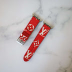 Red Leather Watch Bands For Apple Watches Apple Watch Band for 40mm